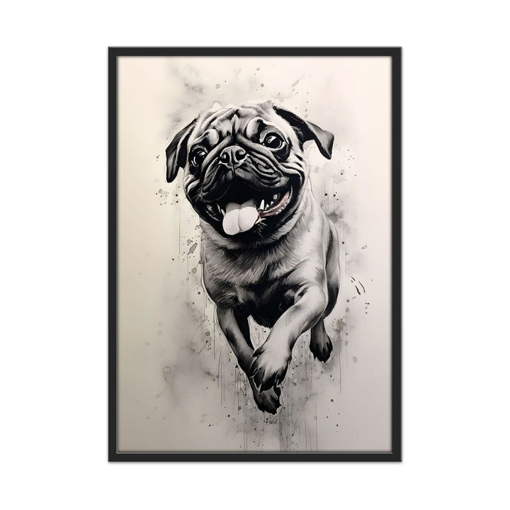 Pug's Playful Sprint