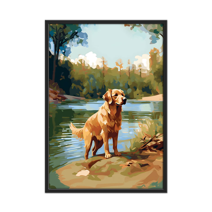 Golden Retriever's Moment