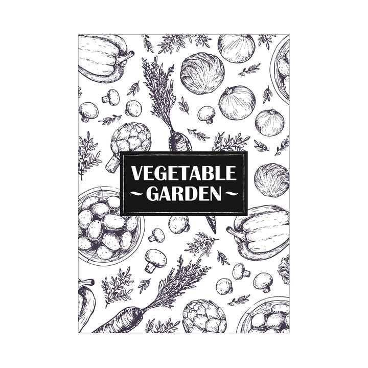 Vegetable Garden Doodle Poster
