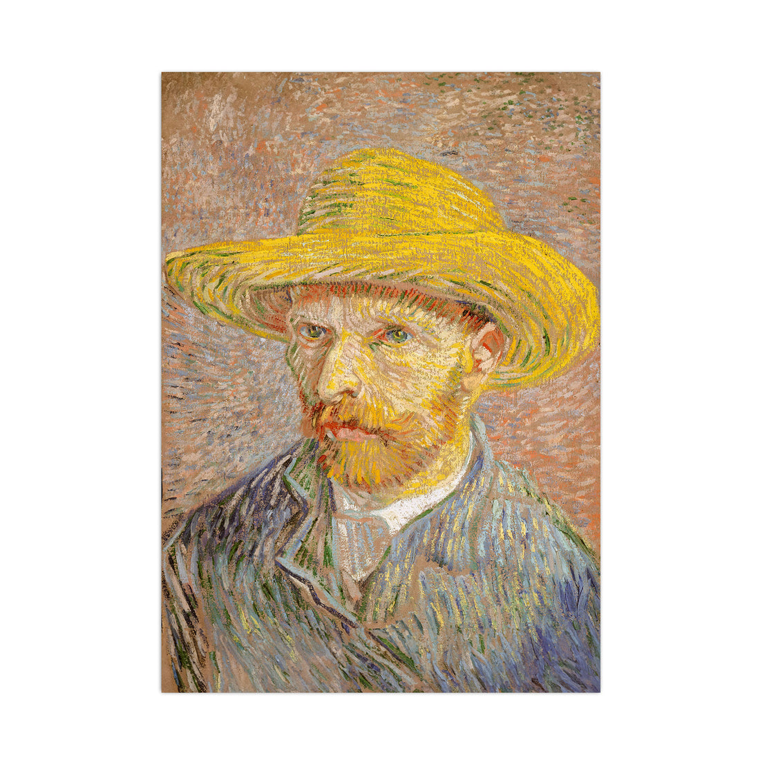 Self-Portrait with a Straw Hat