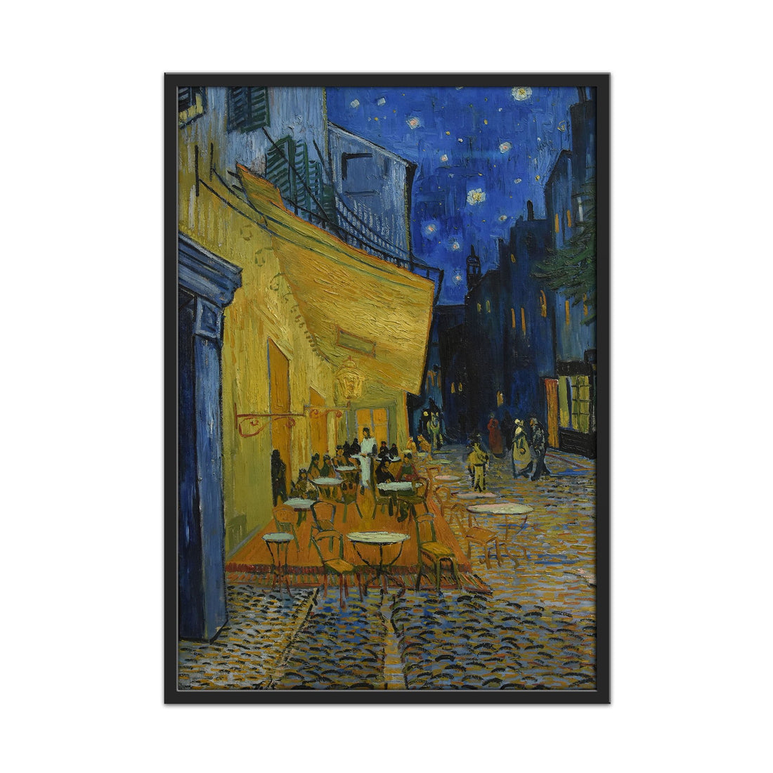 A Cafe Terrace at Night