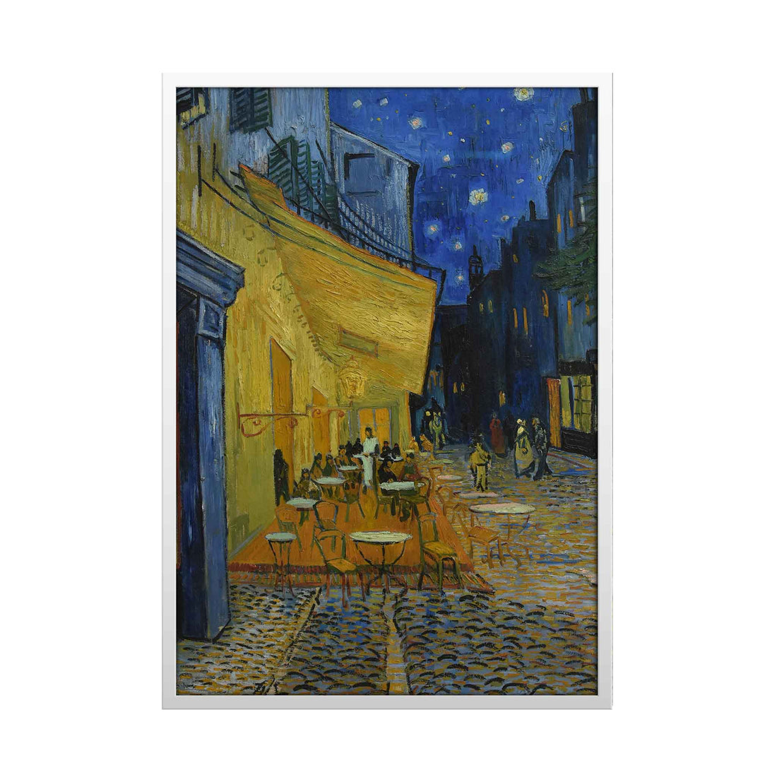 A Cafe Terrace at Night