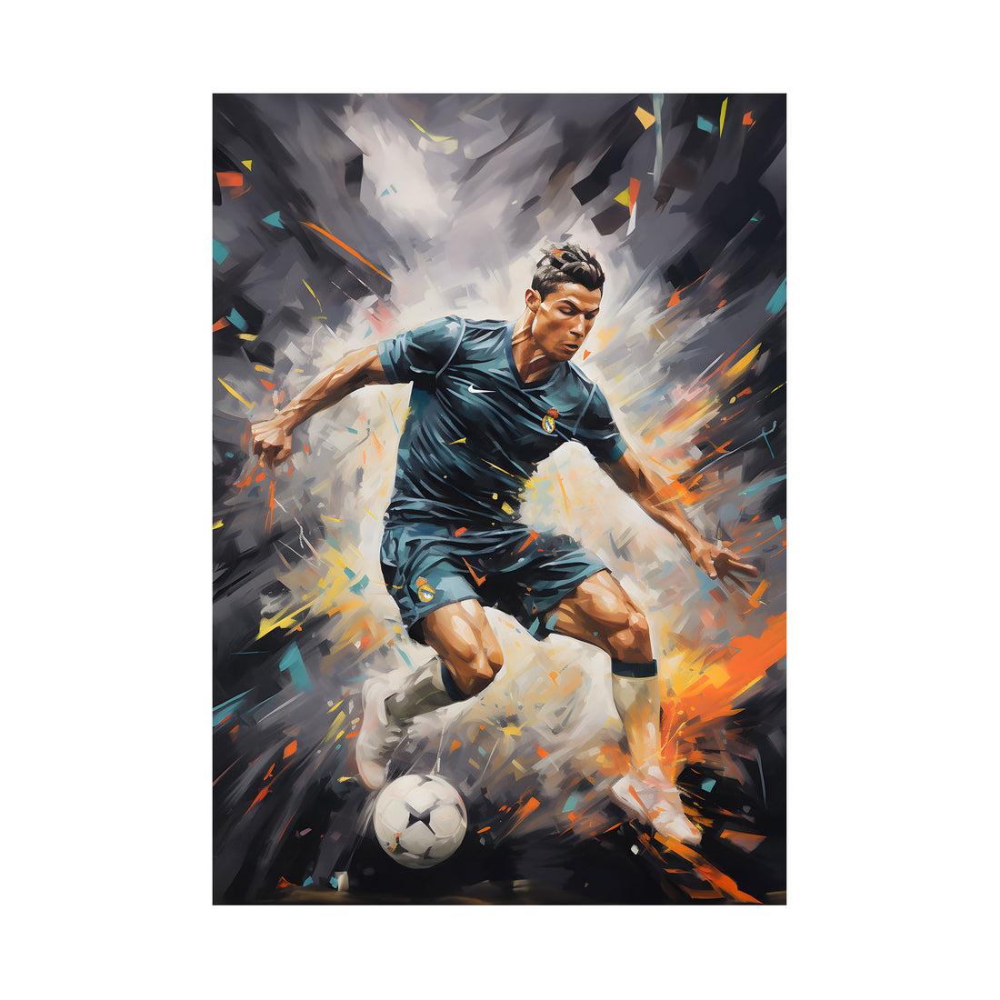 Ronaldo's Dribbling Canvas