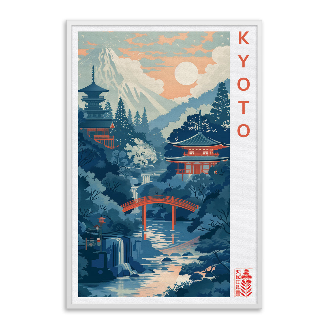 Sunrise over Kyoto