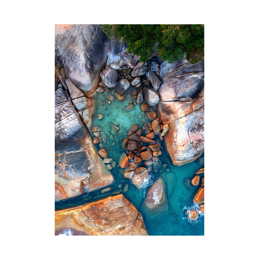 Blue Rocky Tranquility