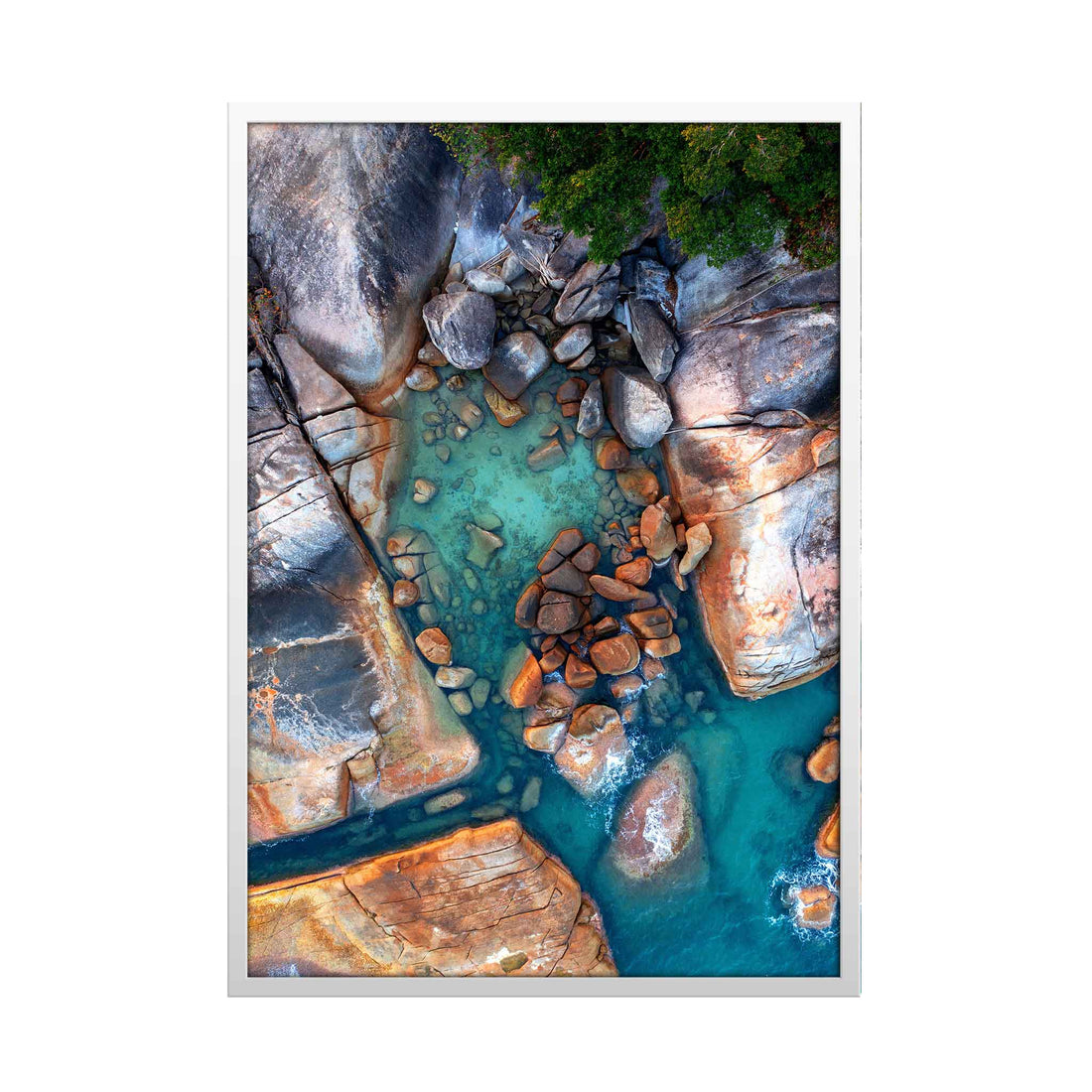 Blue Rocky Tranquility