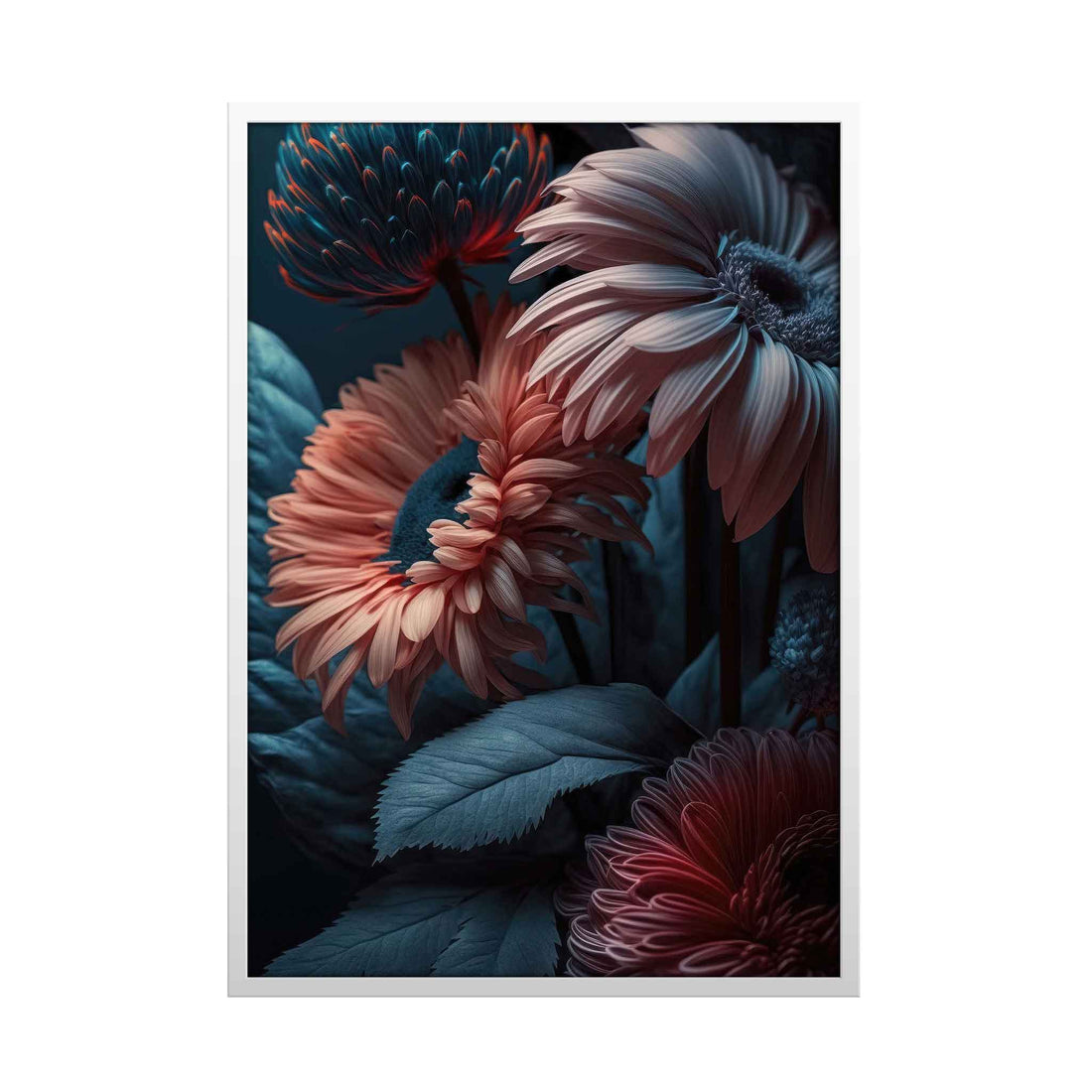 Blue Horizon Sunflowers
