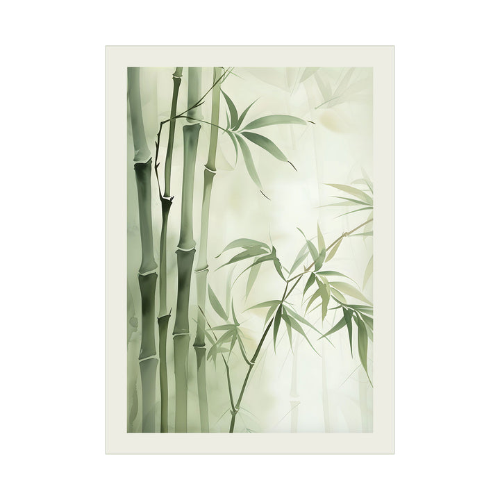 Bamboo Forest in Ink Wash